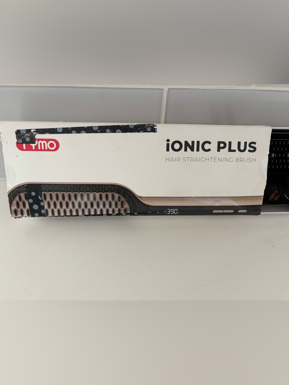 TYMO Ionic plus Hair Straightening Brush - Rose Gold